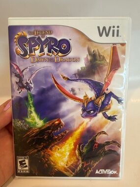 The Legend of Spyro: Dawn of the Dragon - White Wii Case- Untested